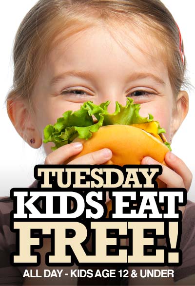 Kids Eat Free in Dothan every Tuesday at David's Catfish House!